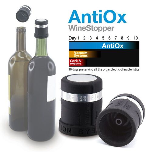 Pulltex Antiox-viinistopperi päivämääräosoittimella