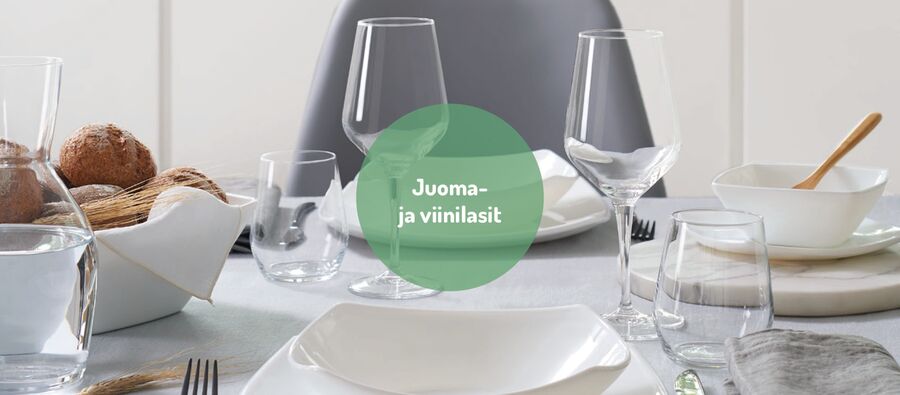 Juoma- ja viinilasit