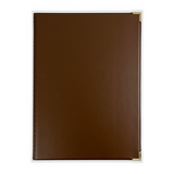 Ruokalistakansio / menukansio A4, ruskea