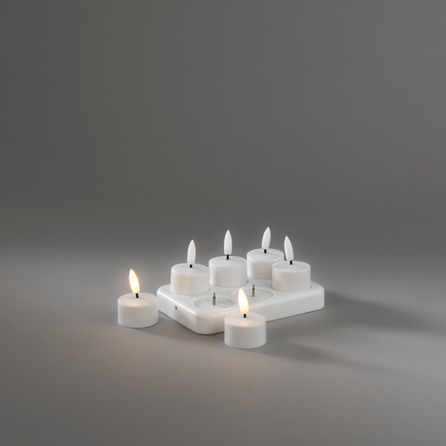 Konstsmiden ladattava LED-tuikku, 6kpl/pkt