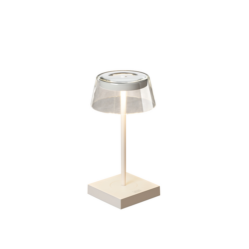 Ladattava LED-valaisin Scilla, valkoinen himmennystoiminnolla - TILAUSTUOTE