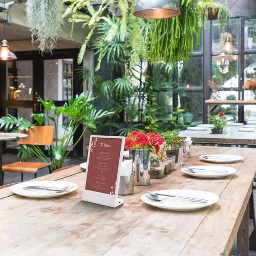 Esiteteline / mainosteline LED-valaistu,  A5 T-malli