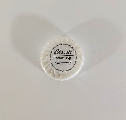 Hotelli-/Palasaippua 15 g, 500 kpl/ltk