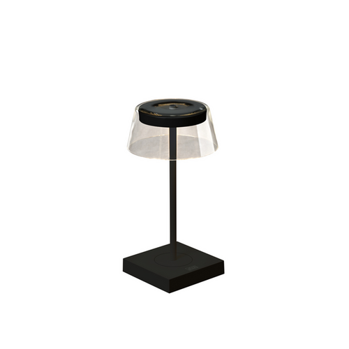 Ladattava LED-valaisin Scilla, musta himmennystoiminnolla