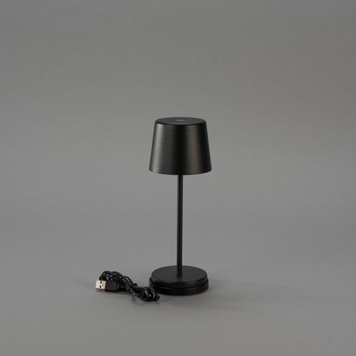 Ladattava LED-valaisin Vence Mini, musta