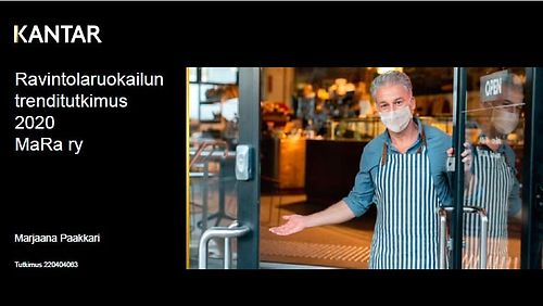Ravintolaruokailun trenditutkimus 2020