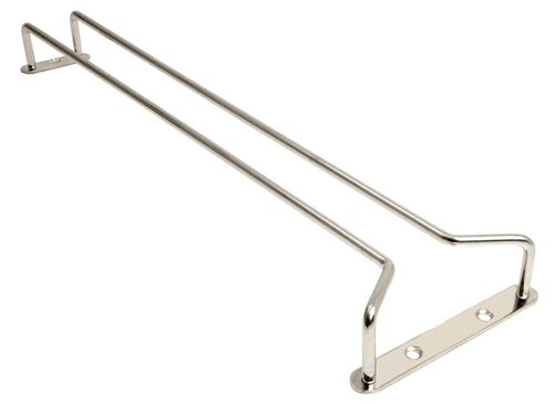 Lasinpidikekisko 310 mm, kromi 2 kpl/pkt