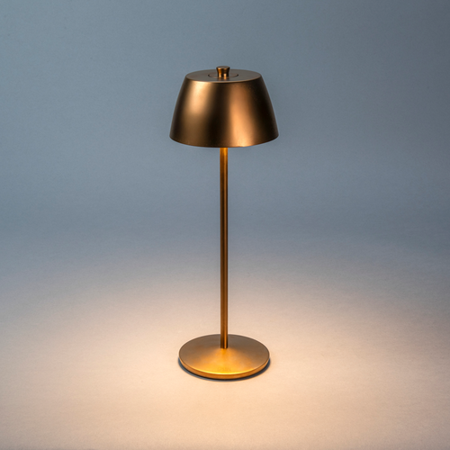 Ladattava LED-valaisin Éze, kupari himmennystoiminnolla