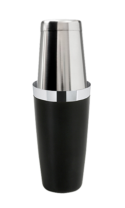 Vinyylipinnoitettu Boston shaker+metalli 840ml/450 ml