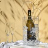 Yhden pullon viininjäähdytin, kokoontaittuva