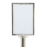 Pystykehys köysitolppaan A4, kromi