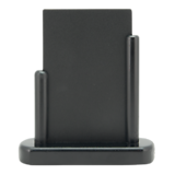 Pöytäteline liitutaululla A6, musta