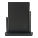 Pöytäteline liitutaululla A5, musta