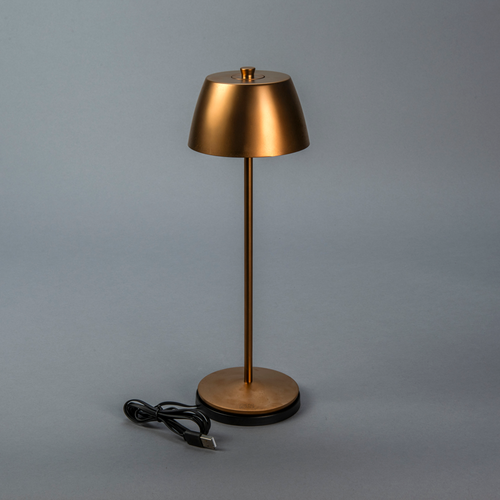 Ladattava LED-valaisin Éze, kupari himmennystoiminnolla