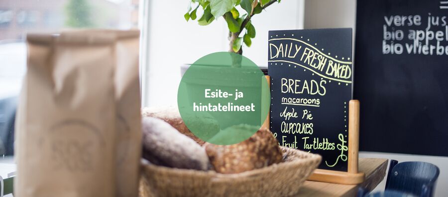 Esite- ja hintatelineet