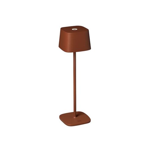 Ladattava LED-valaisin Capri, terracotta himmennystoiminnolla