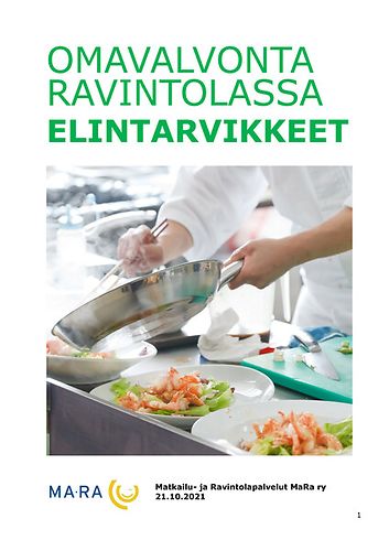 Omavalvonta ravintolassa/Elintarvikkeet 2022